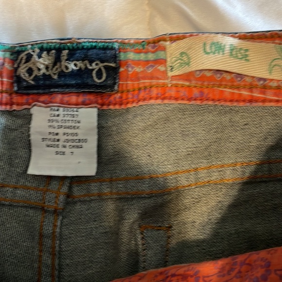 Billabong women jeans 7 flares leg low rise - Picture 3 of 4